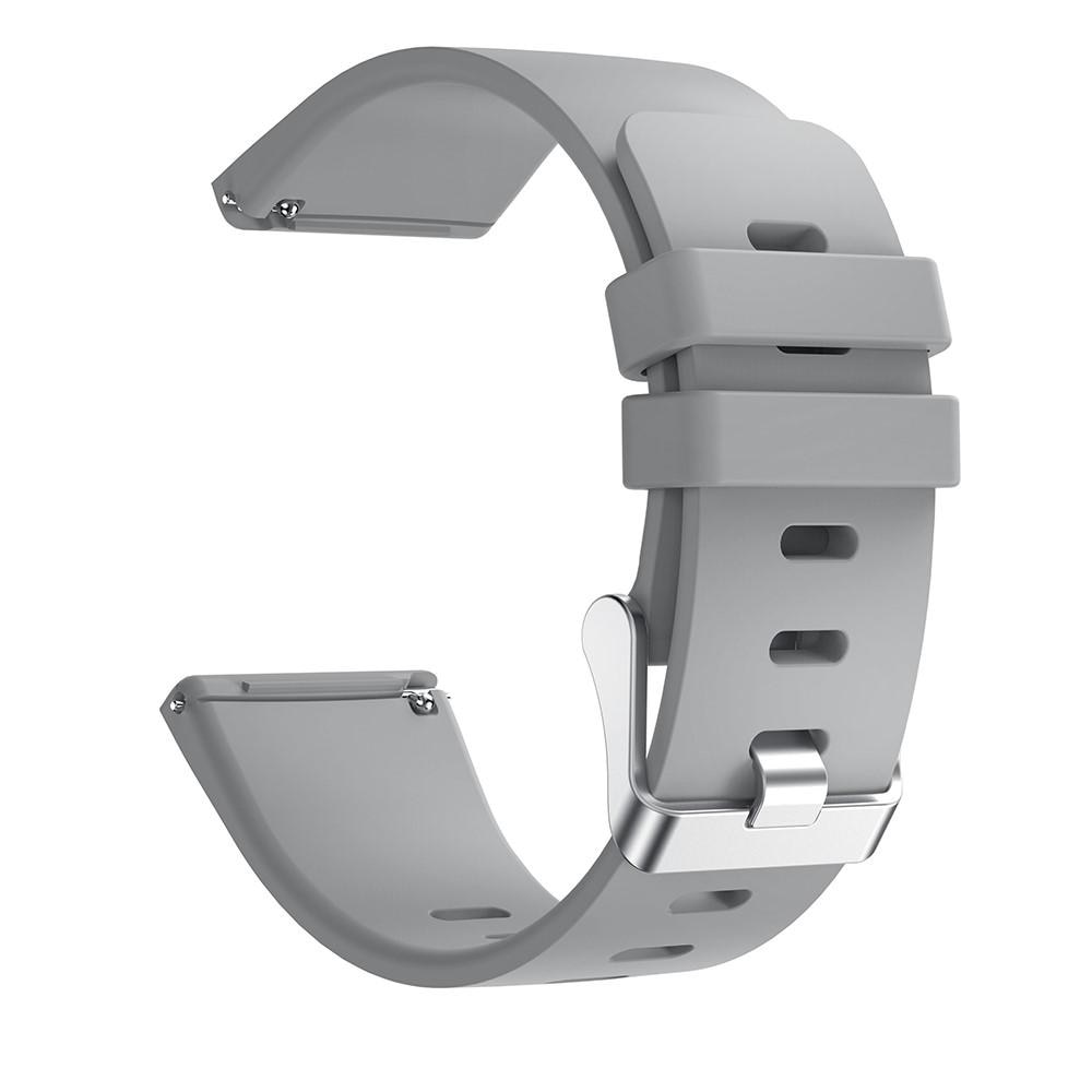 Bracelet en silicone pour Fitbit Versa/Versa 2, gris