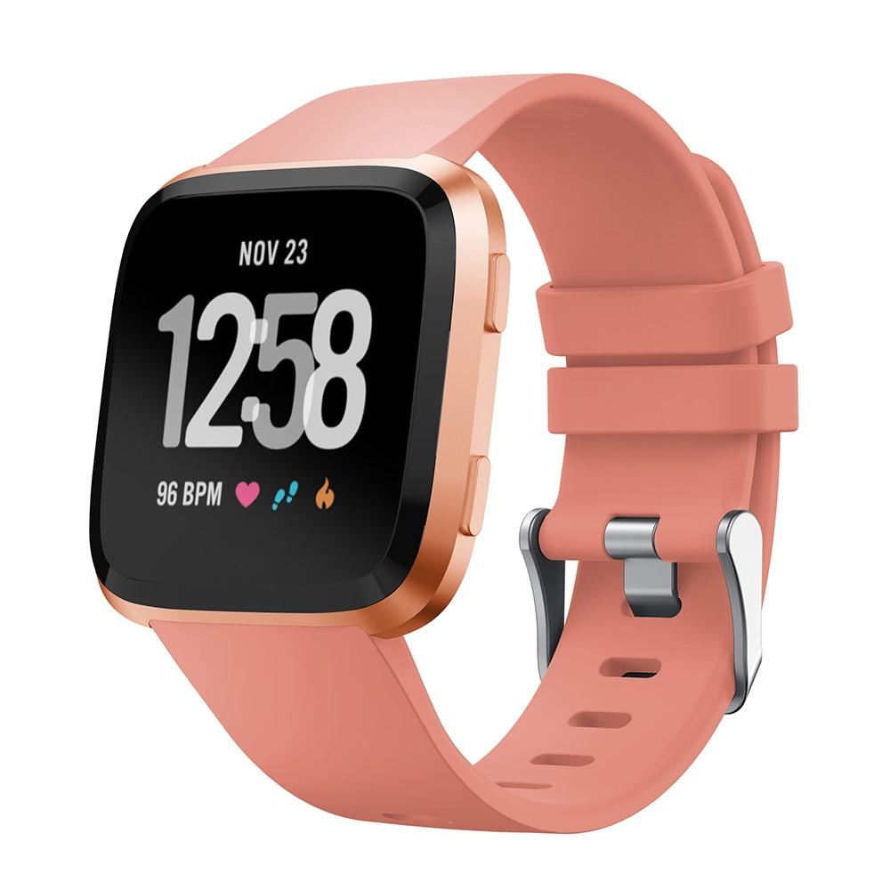 Bracelet en silicone pour Fitbit Versa/Versa 2, rose