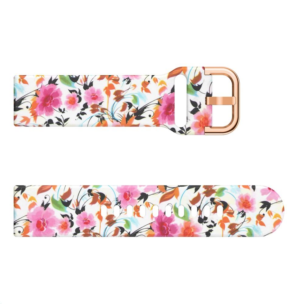 Bracelet en silicone pour Samsung Galaxy Watch 4 40mm, Fleurs