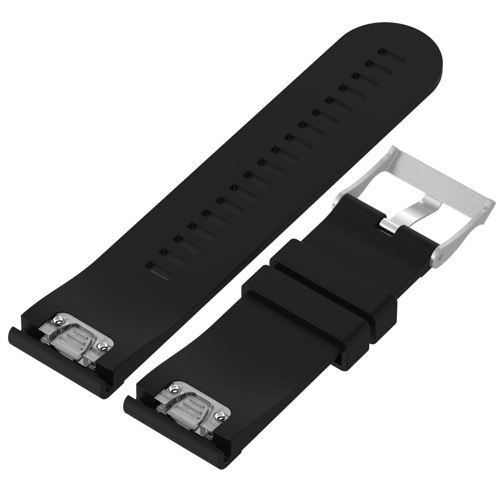 Bracelet en silicone pour Garmin Fenix 3/Fenix 3 HR, Noir