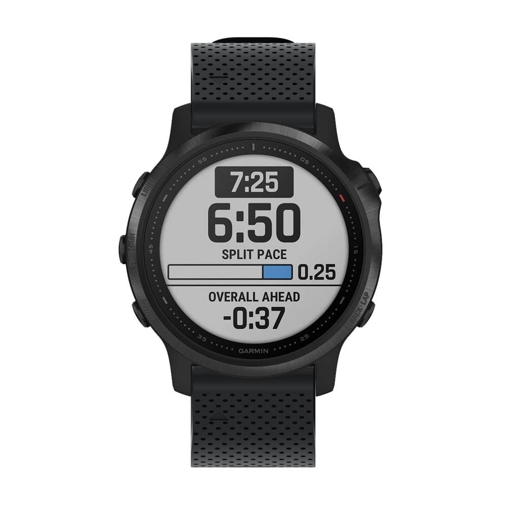 Bracelet en silicone pour Garmin Fenix 6S, noir