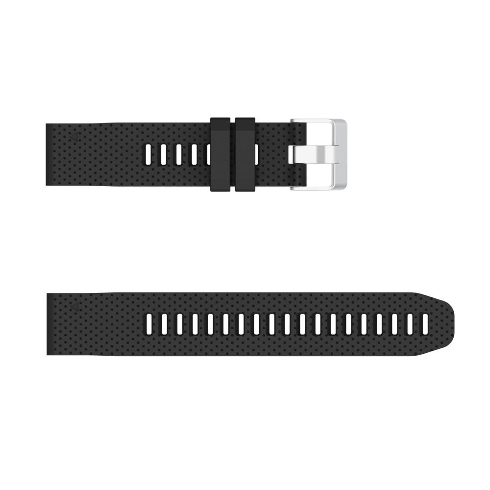 Bracelet en silicone pour Garmin Fenix 6S Pro, Noir