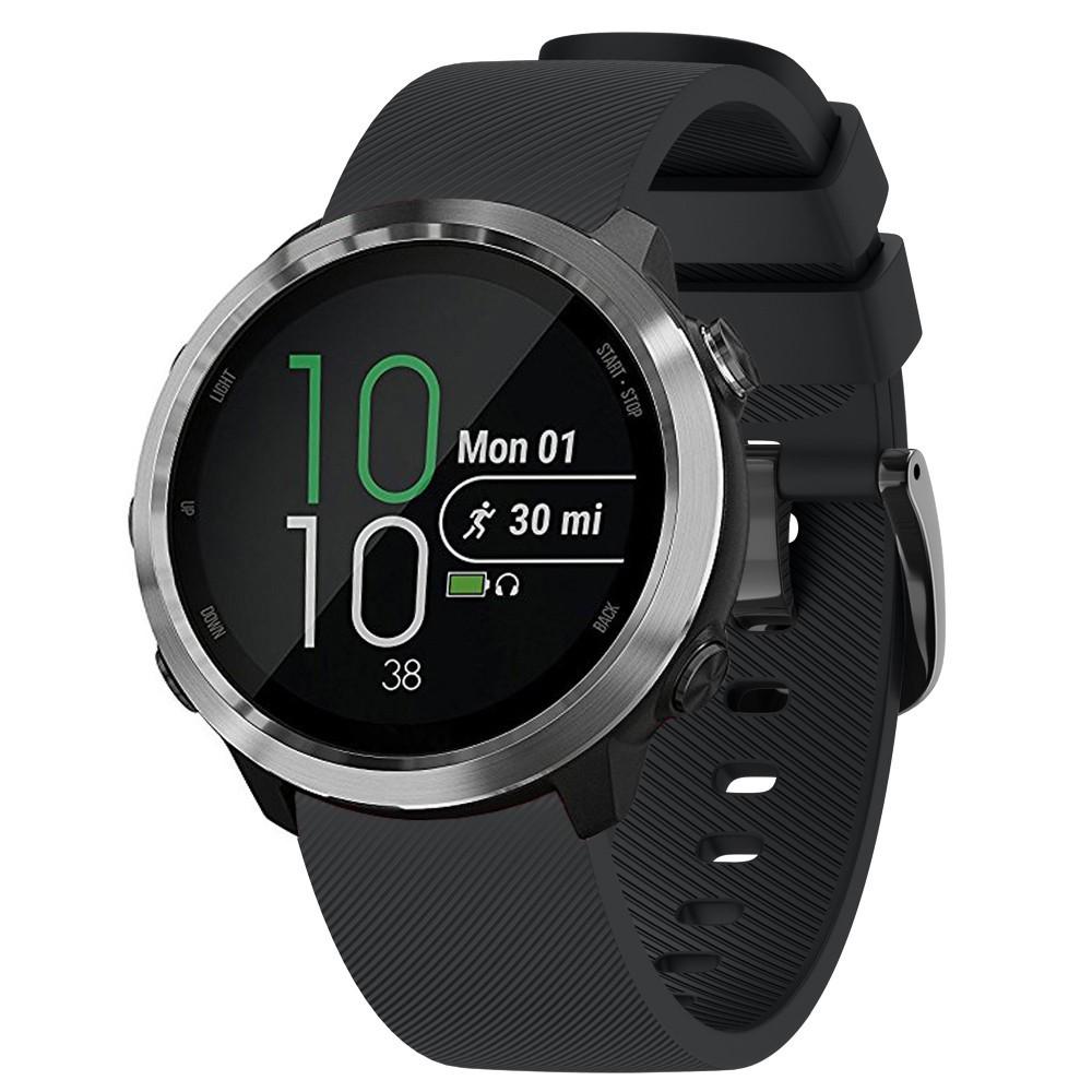 Bracelet en silicone pour Garmin Forerunner 645, Noir