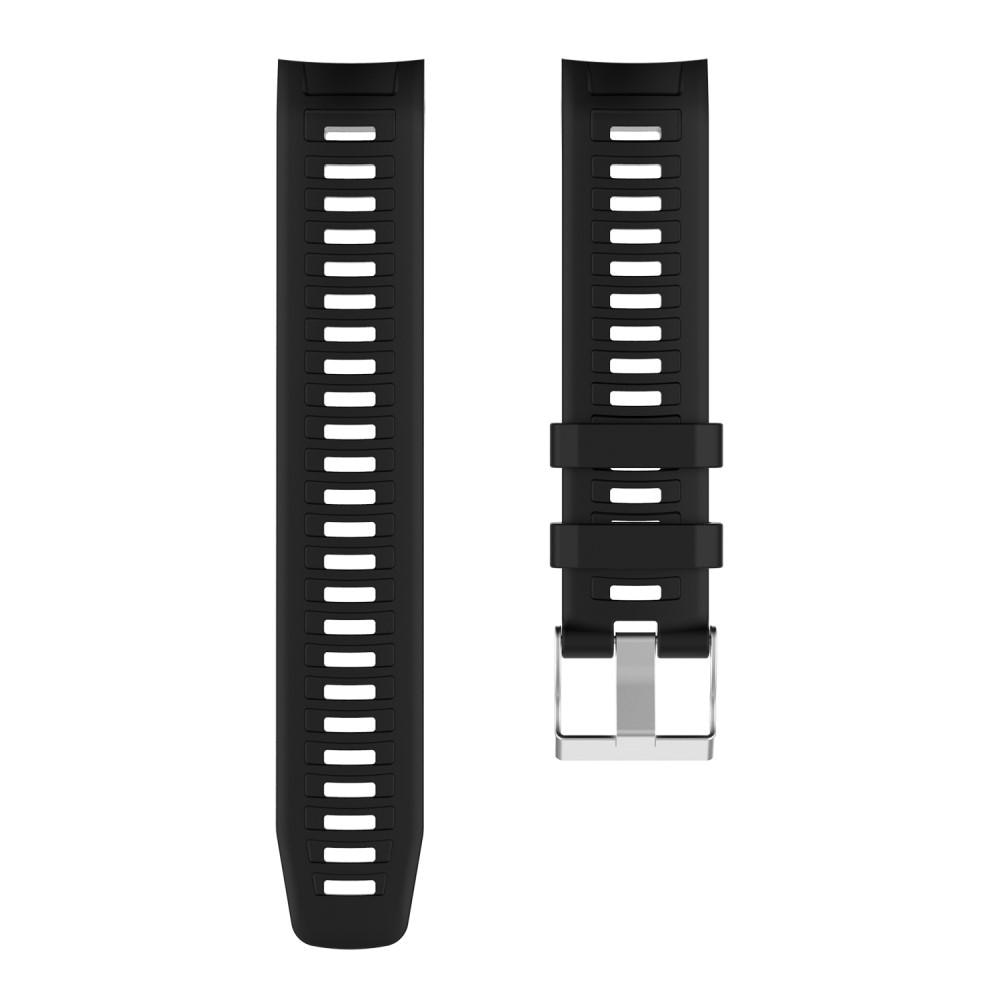 Bracelet en silicone pour Garmin Instinct, Noir