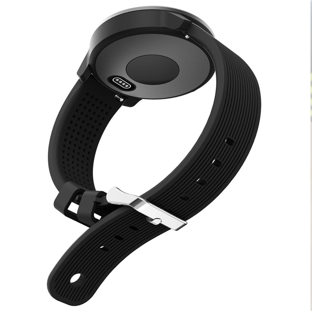 Bracelet en silicone pour Garmin Vivoactive 3, Noir