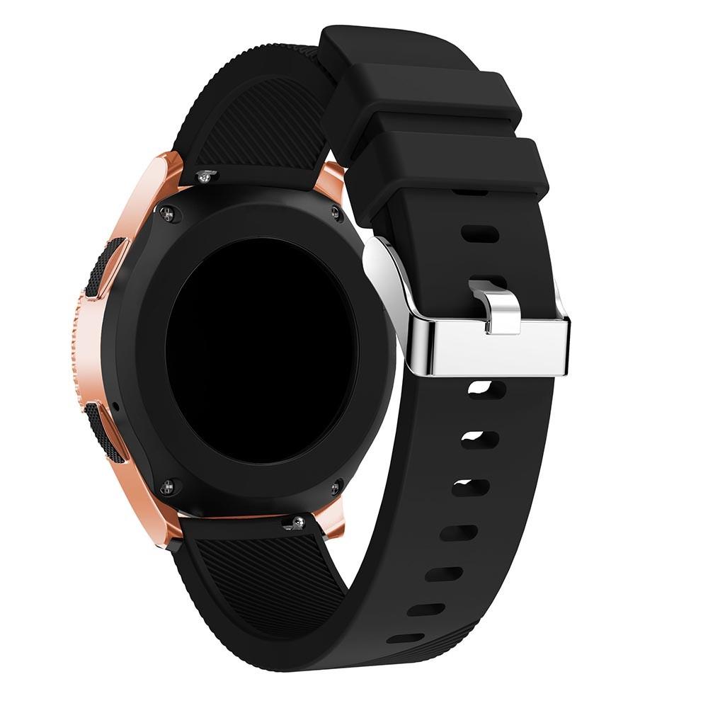 Bracelet en silicone pour Samsung Galaxy Watch 42mm, noir