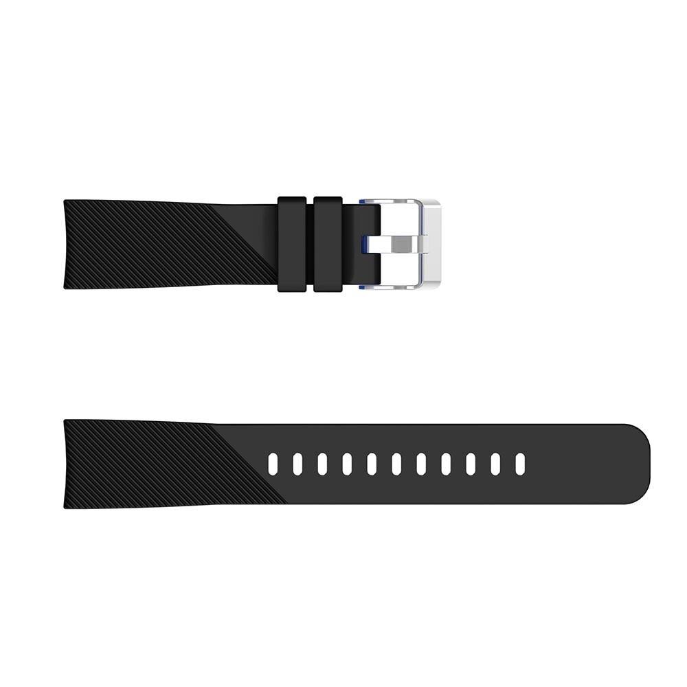 Bracelet en silicone pour Samsung Galaxy Watch 42mm, Noir