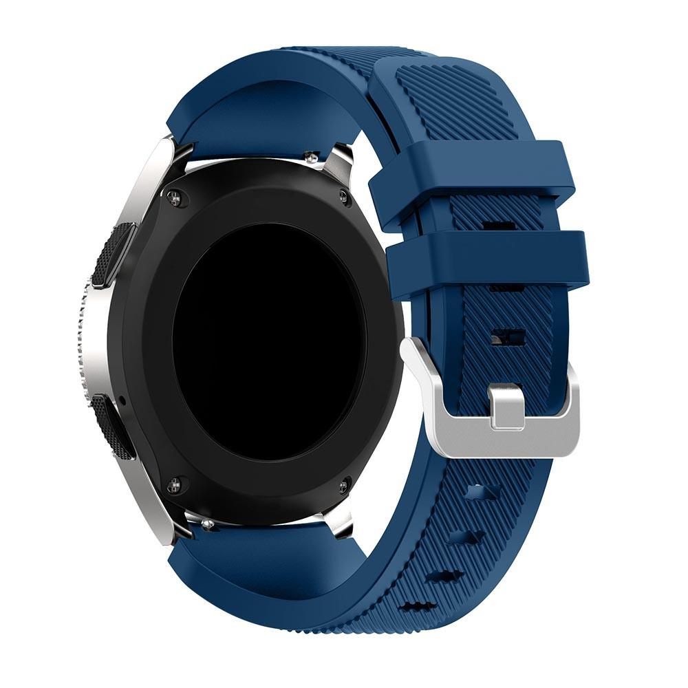 Bracelet en silicone pour Samsung Galaxy Watch 46mm, bleu
