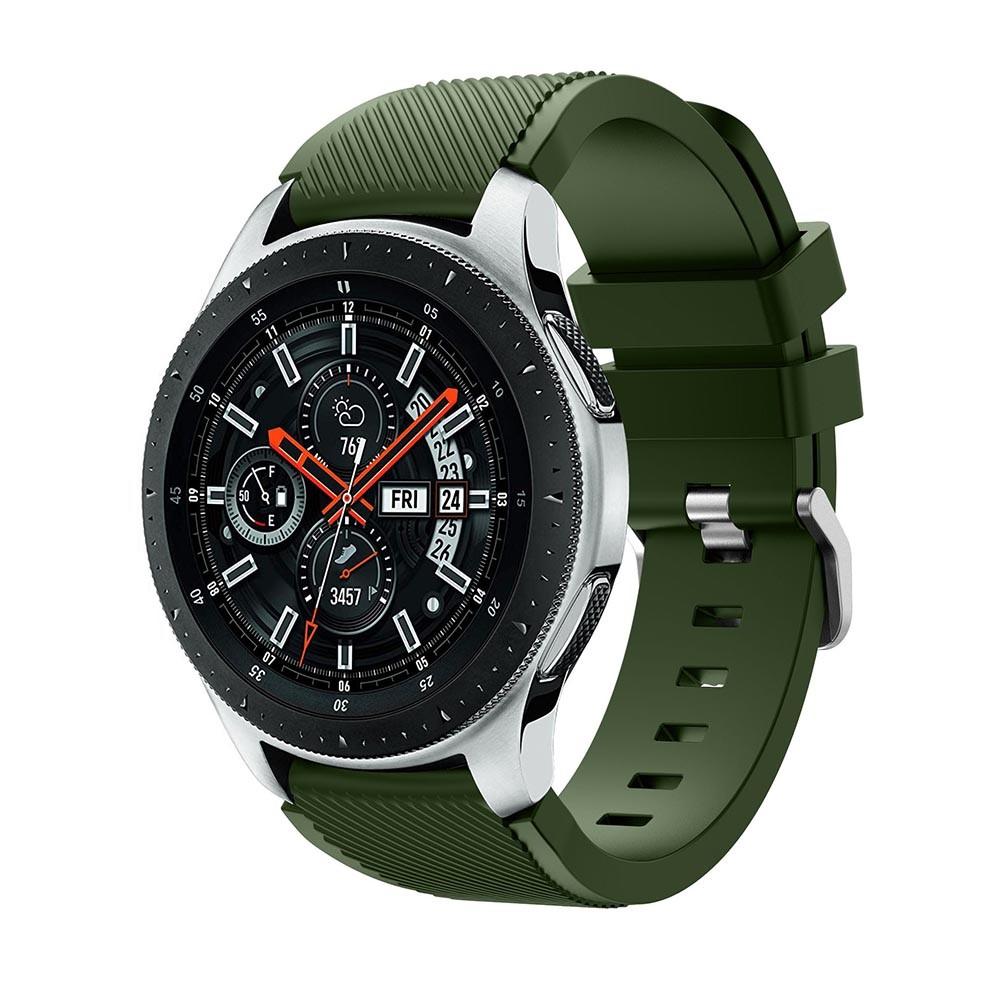 Bracelet en silicone pour Samsung Galaxy Watch 46mm, Vert