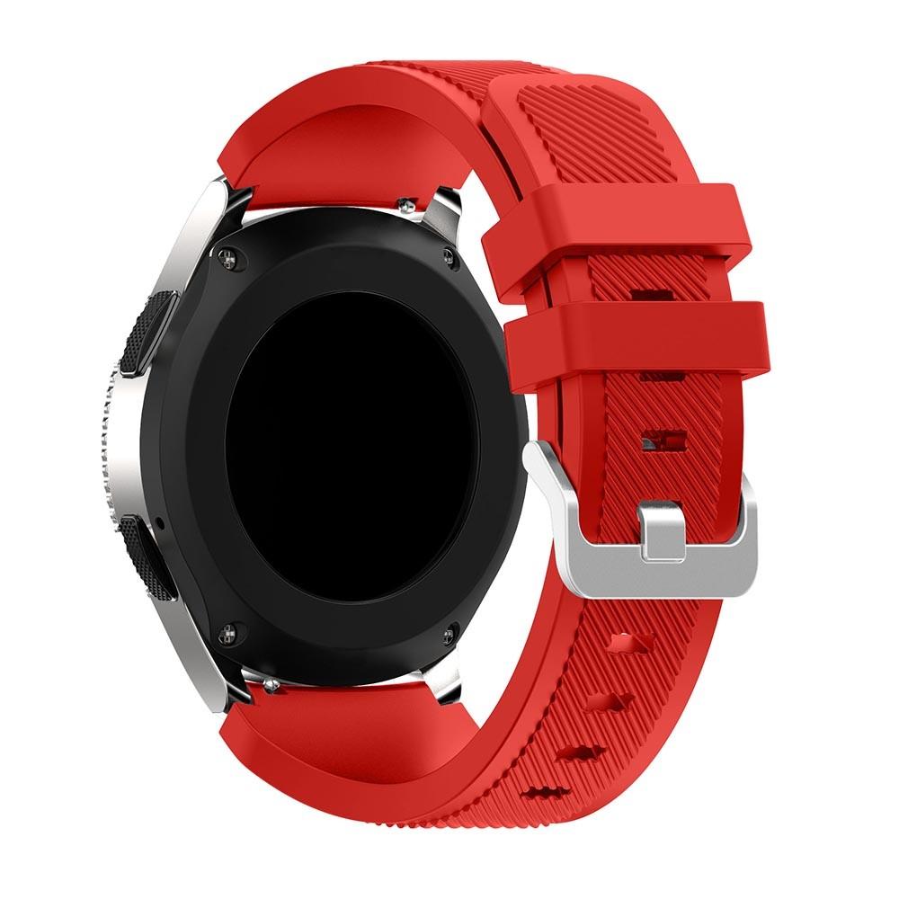 Bracelet en silicone pour Samsung Galaxy Watch 46mm, rouge
