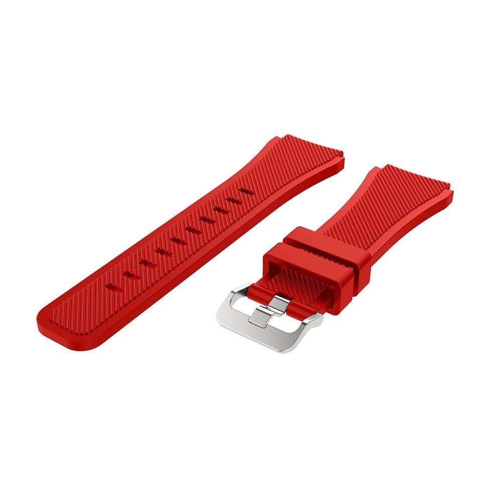 Bracelet en silicone pour Samsung Galaxy Watch 46mm, rouge