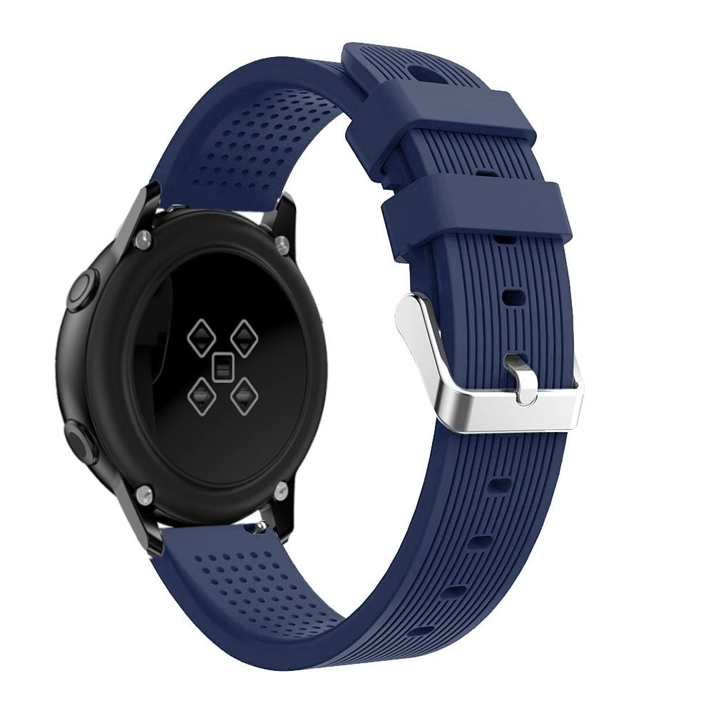 Bracelet en silicone pour Samsung Galaxy Watch Active, bleu