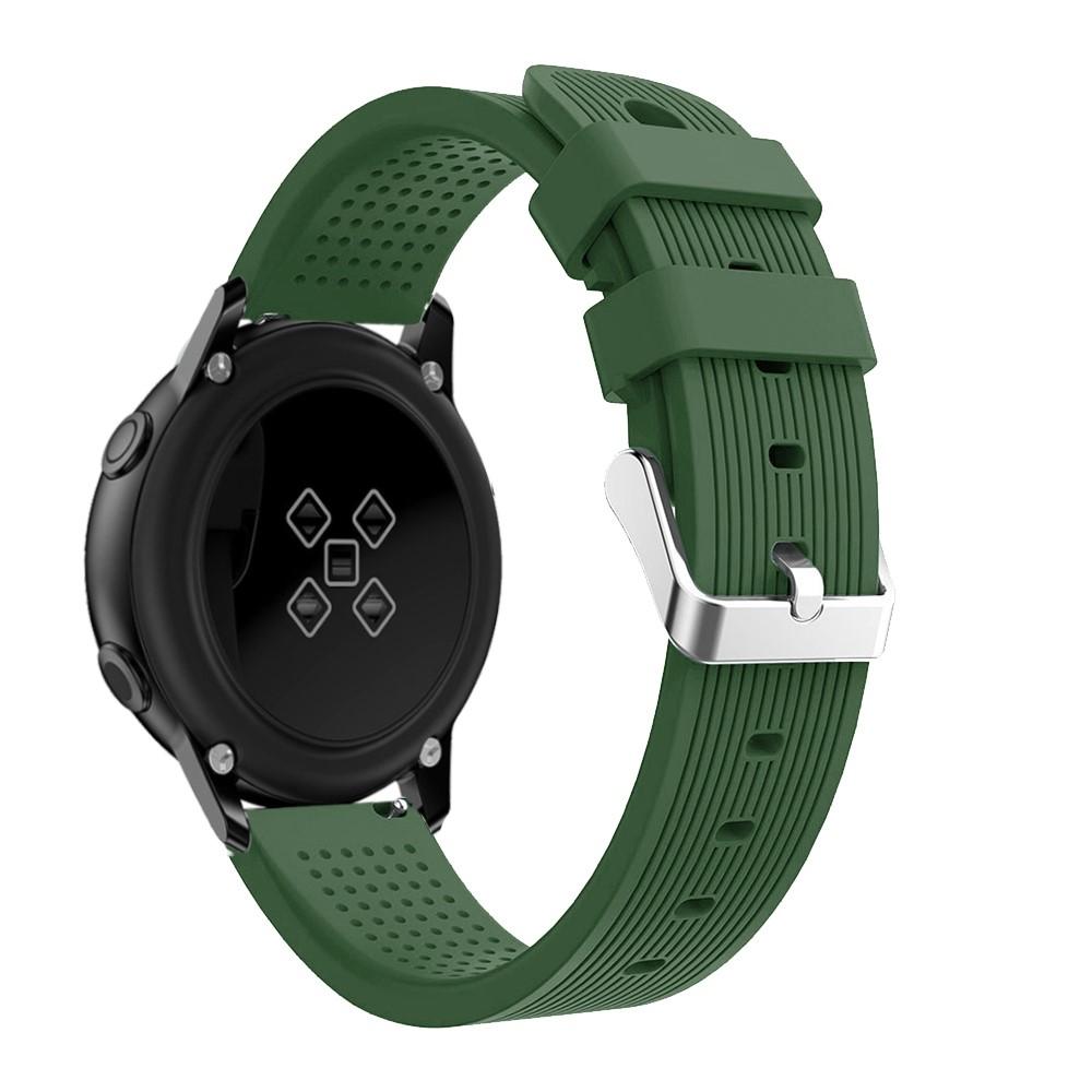 Bracelet en silicone pour Samsung Galaxy Watch 42mm/Watch Active, vert