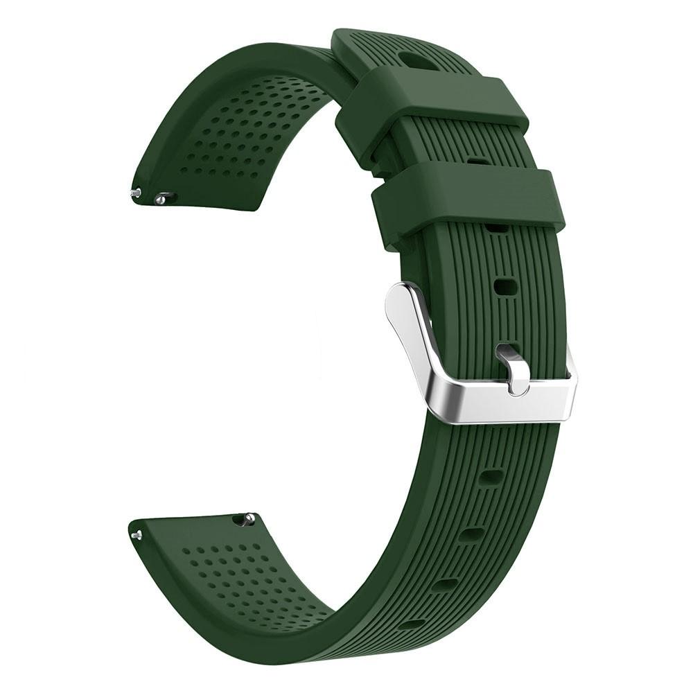 Bracelet en silicone pour Samsung Galaxy Watch 42mm/Watch Active, vert