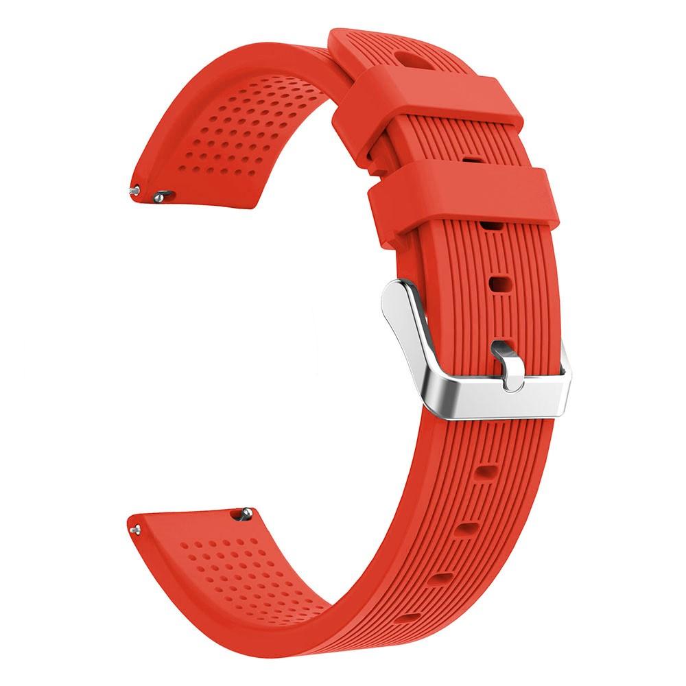 Bracelet en silicone pour Samsung Galaxy Watch 42mm/Watch Active, rouge