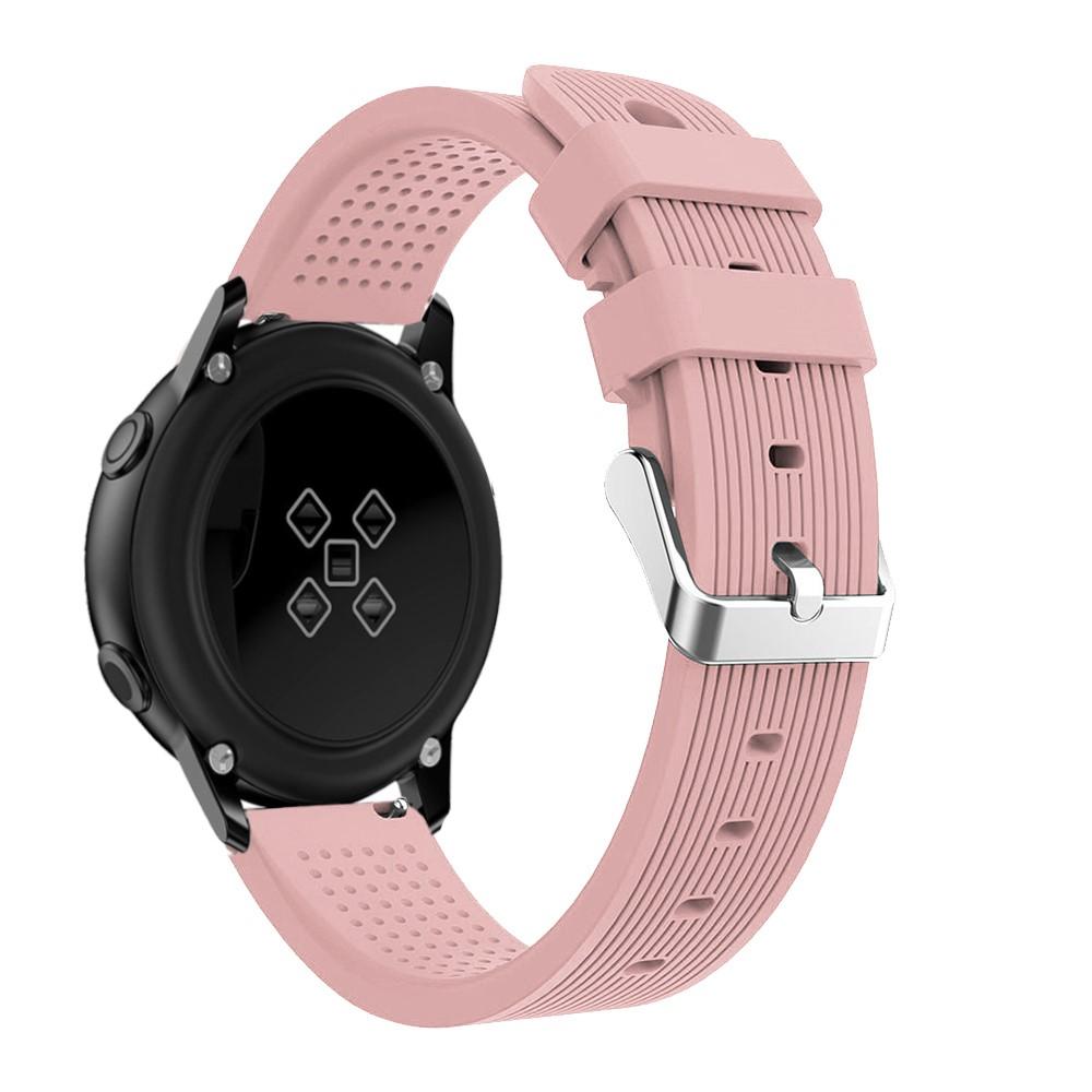 Bracelet en silicone pour Samsung Galaxy Watch Active, rose