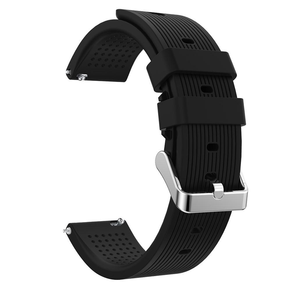 Bracelet en silicone pour Samsung Gear Sport, noir