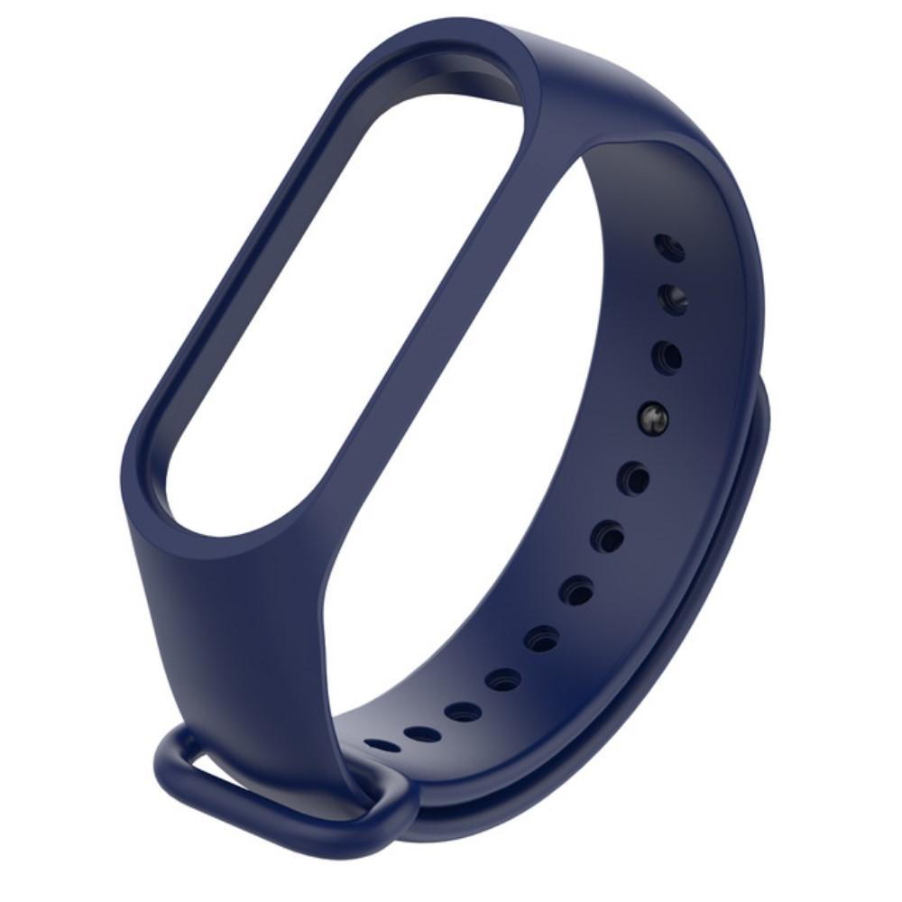 Bracelet en silicone pour Xiaomi Mi Band 3/4, bleu