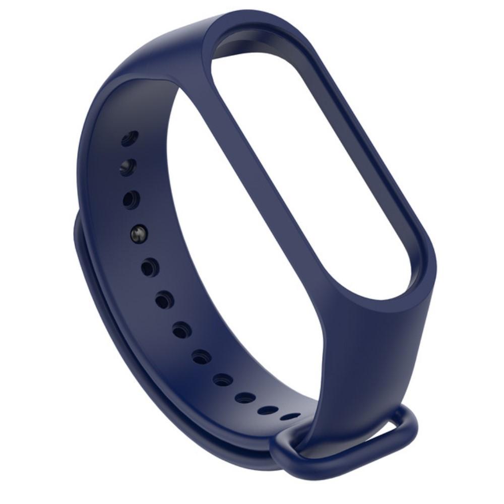 Bracelet en silicone pour Xiaomi Mi Band 3/4, bleu