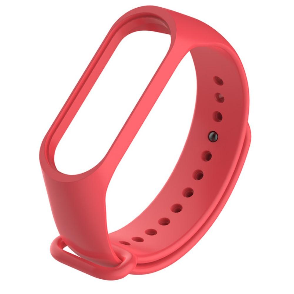Bracelet en silicone pour Xiaomi Mi Band 3/4, rouge