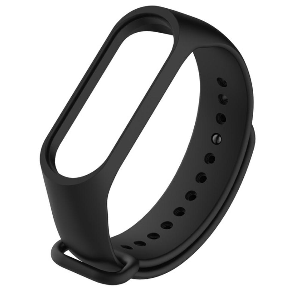 Bracelet en silicone pour Xiaomi Mi Band 3/4, noir