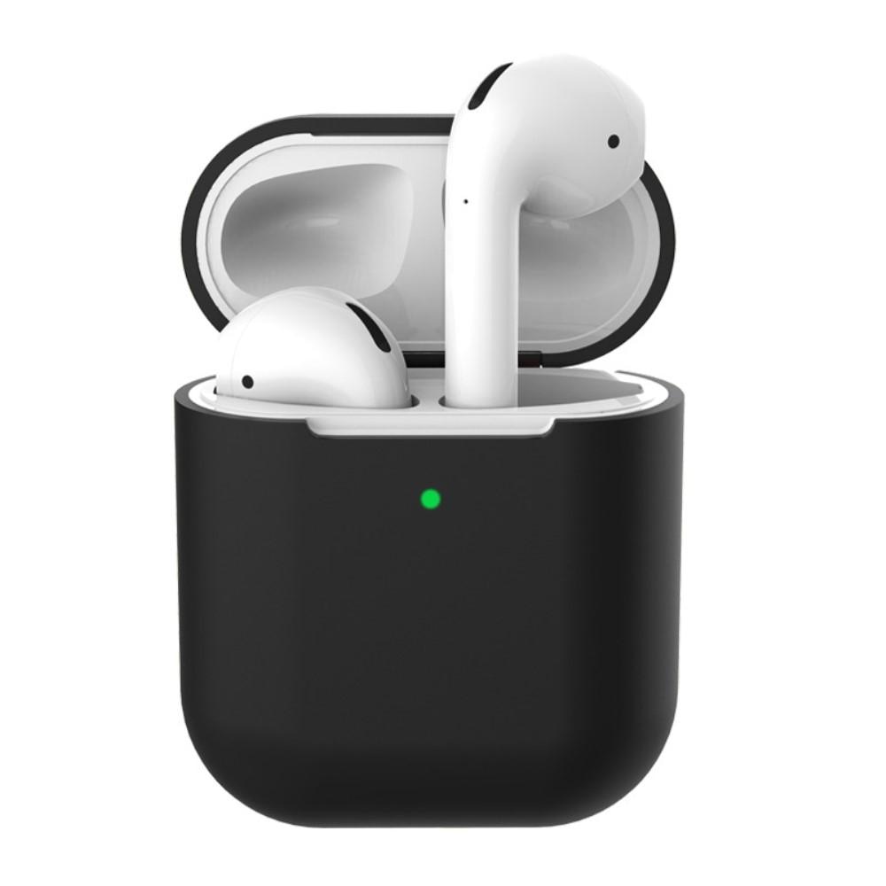 Coque en silicone AirPods Noir