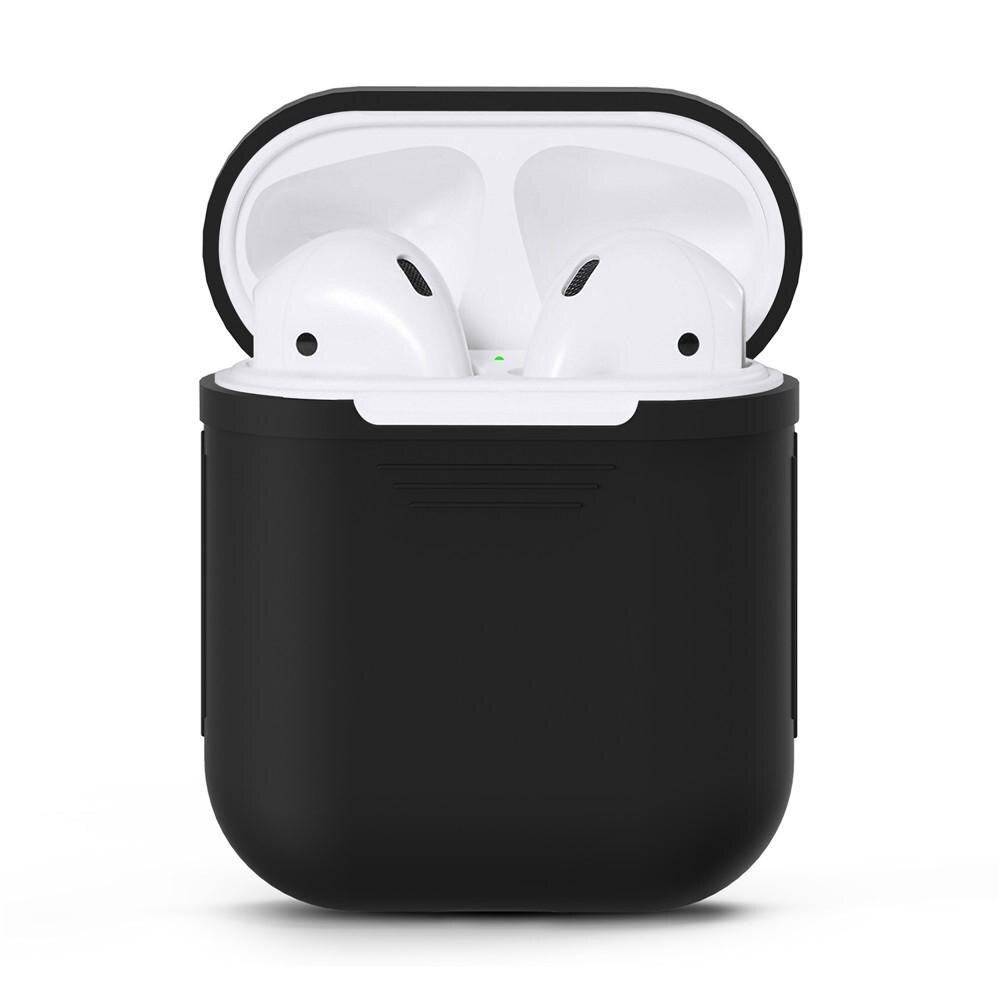 Coque en silicone AirPods Noir