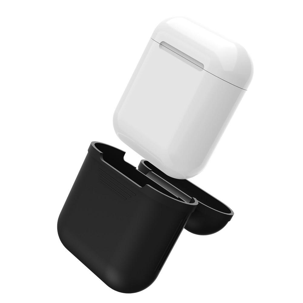 Coque en silicone AirPods Noir