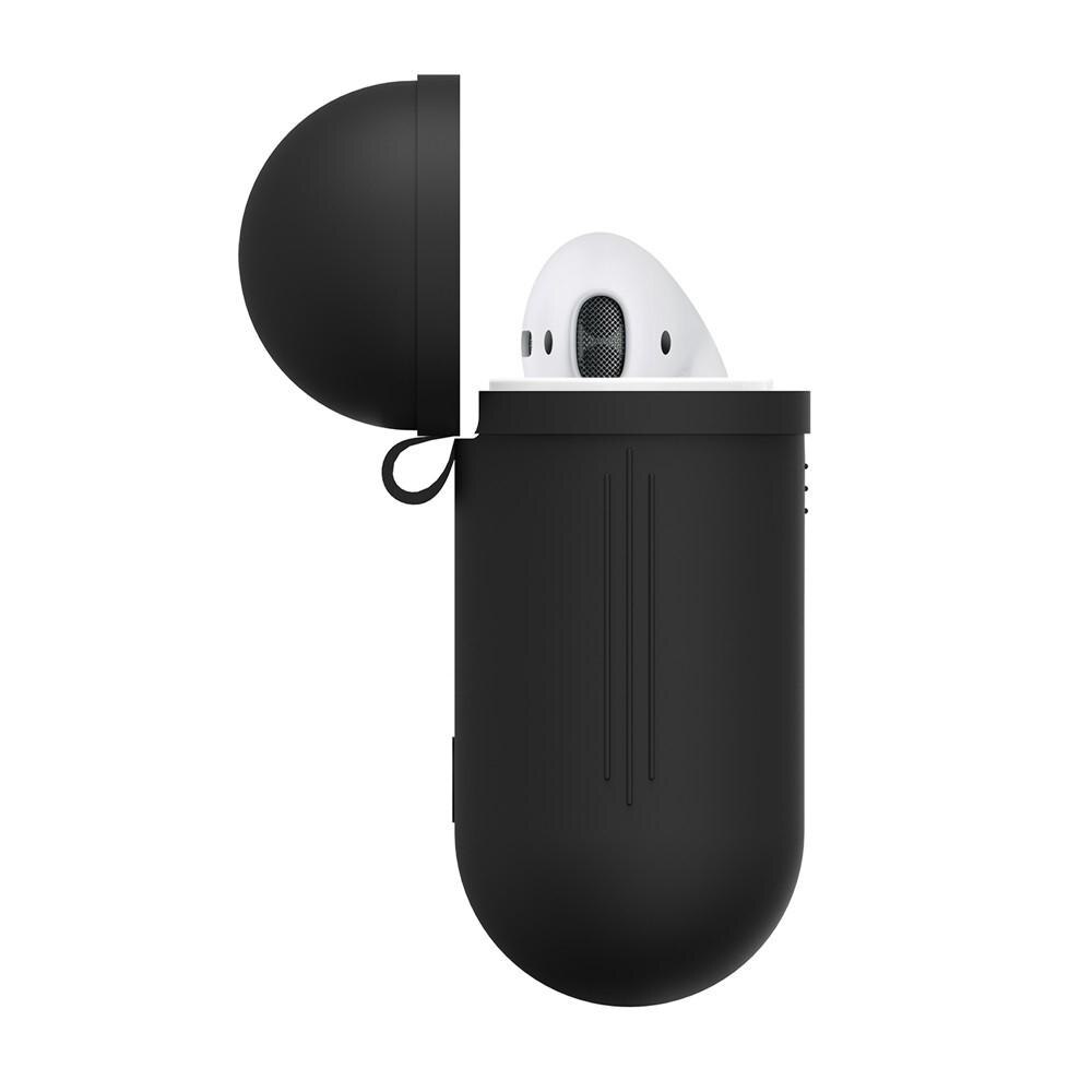 Coque en silicone AirPods Noir