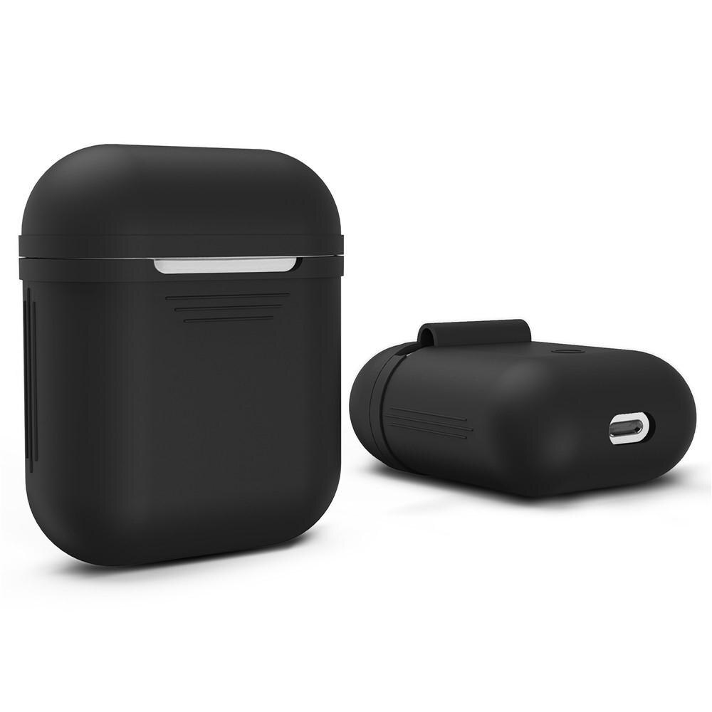 Coque en silicone AirPods Noir