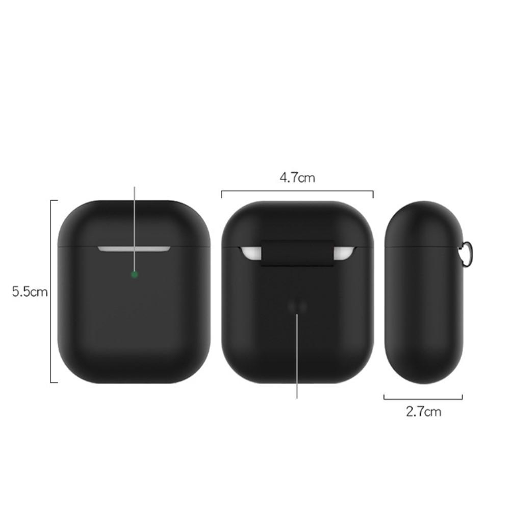 Coque en silicone AirPods Noir