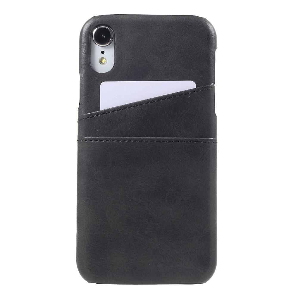 Coque Card Slots iPhone Xr, Noir