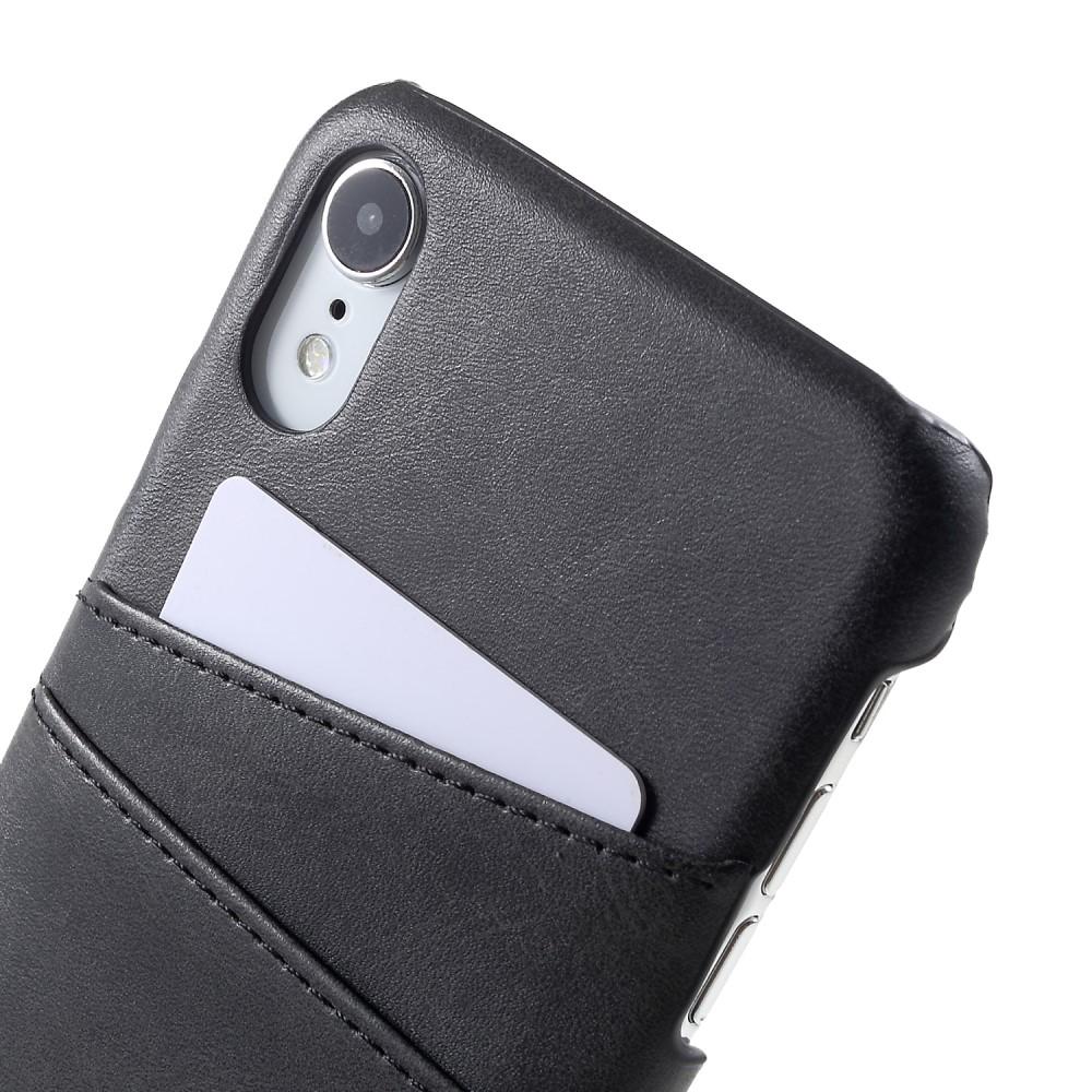 Coque Card Slots iPhone Xr, Noir