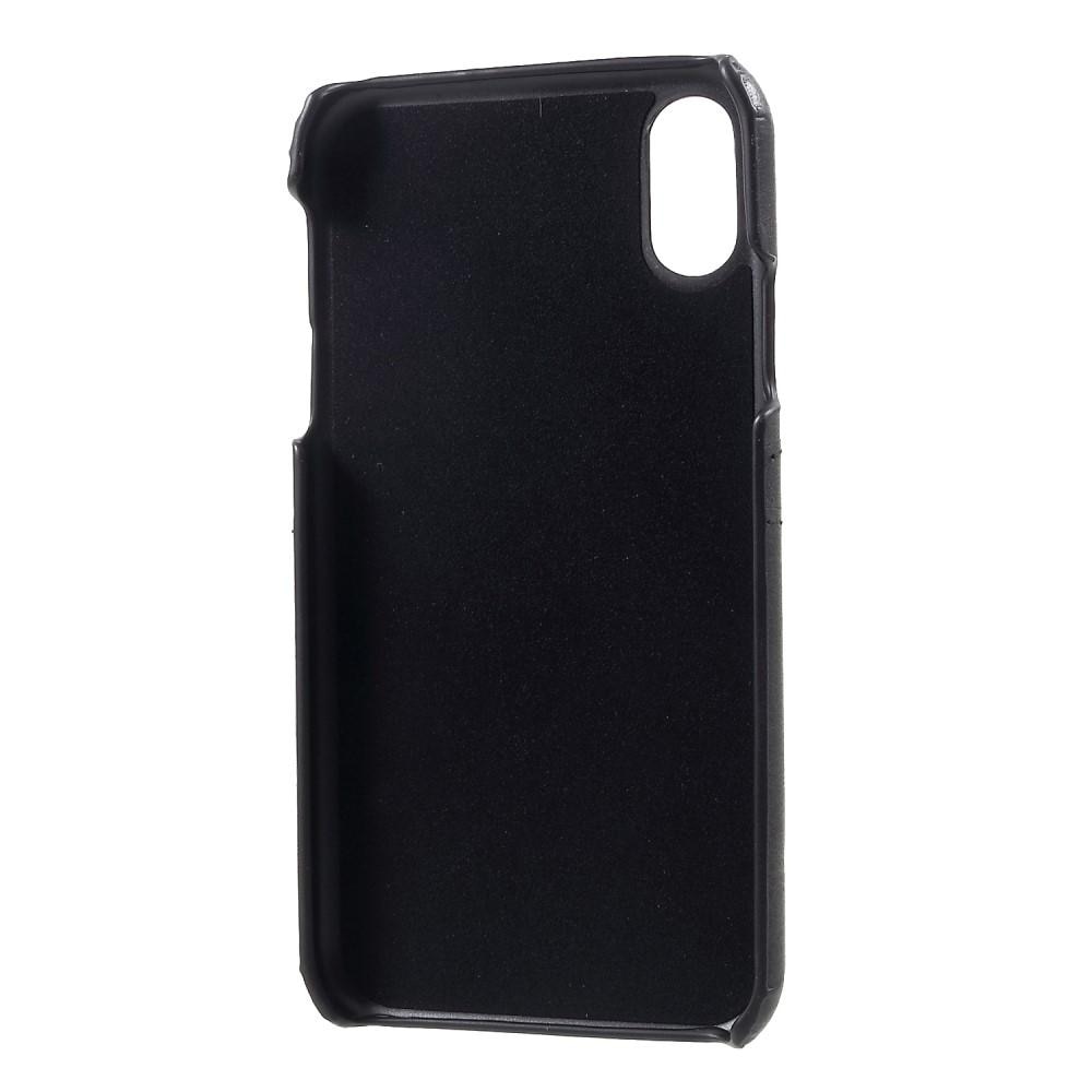 Coque Card Slots iPhone Xr, Noir