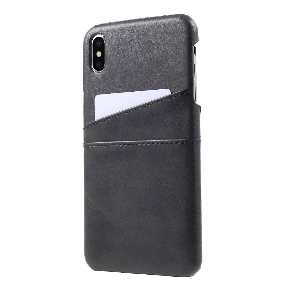 Coque Card Slots iPhone Xs Max Black