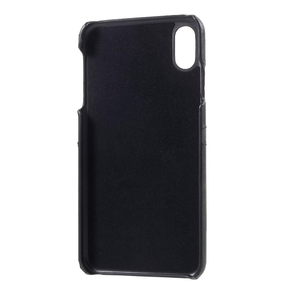 Coque Card Slots iPhone Xs Max Black