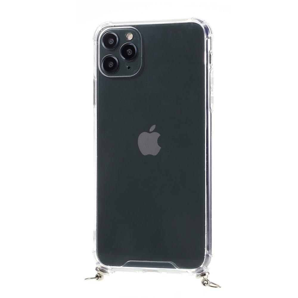 Coque cordon iPhone 11 Pro Max Transparent