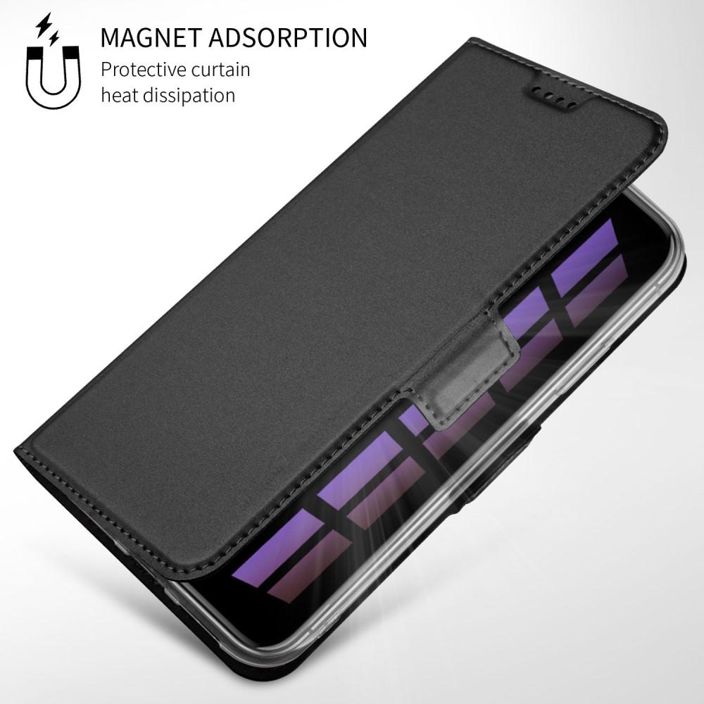 Étui portefeuille Slim Card Wallet iPhone Xr Gris