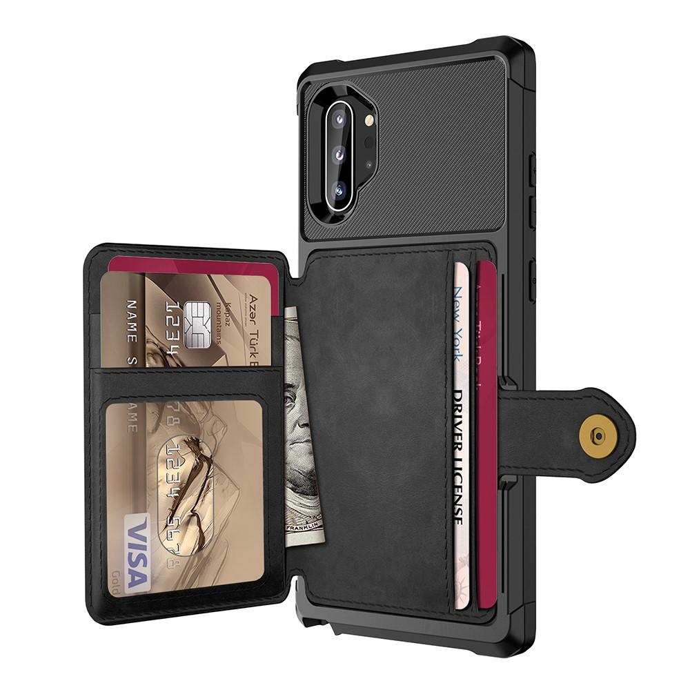 Coque porte-cartes Tough Multi-slot Samsung Galaxy Note 10 Plus, Noir