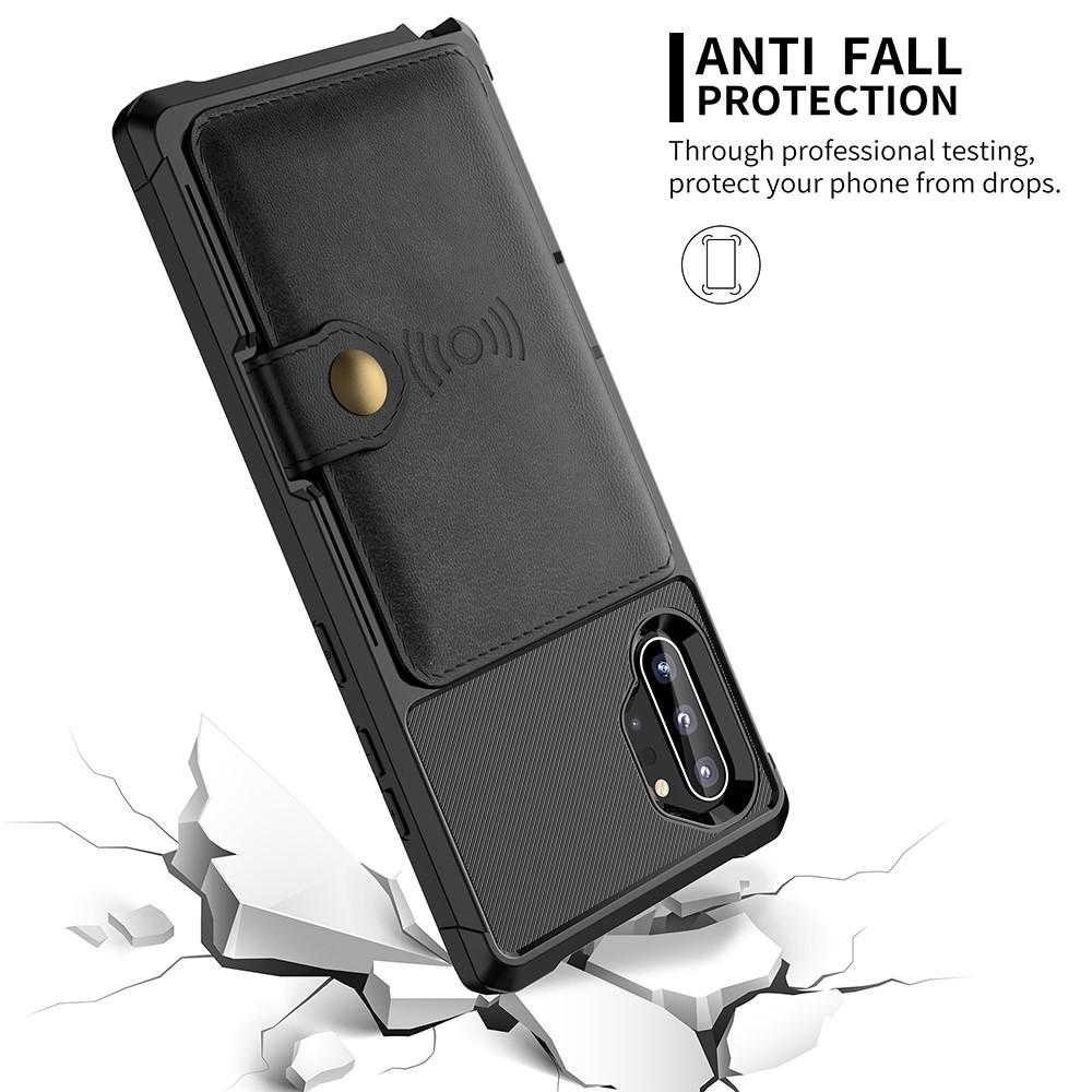 Coque porte-cartes Tough Multi-slot Samsung Galaxy Note 10 Plus, Noir