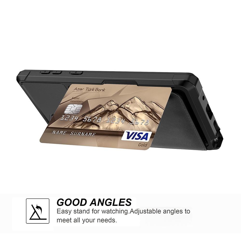Coque porte-cartes Tough Multi-slot Samsung Galaxy Note 10 Plus, Noir