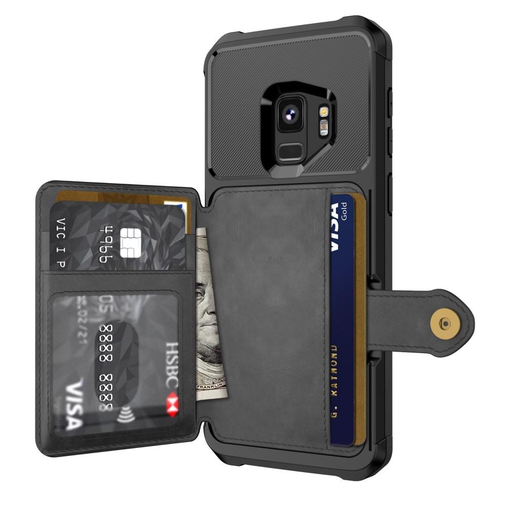 Coque porte-cartes Tough Multi-slot Samsung Galaxy S9 Noir