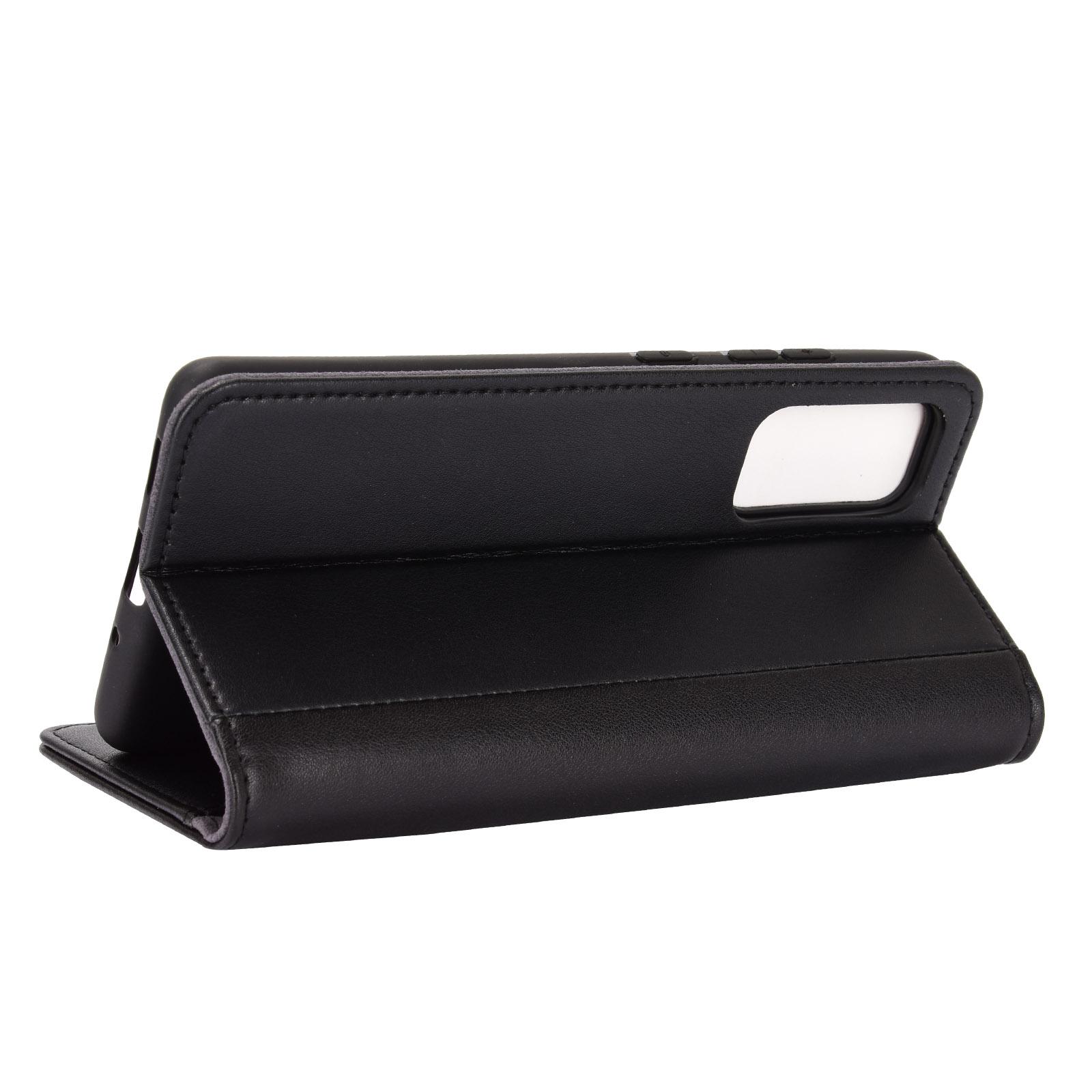 Étui en cuir veritable Samsung Galaxy S20 FE, Noir
