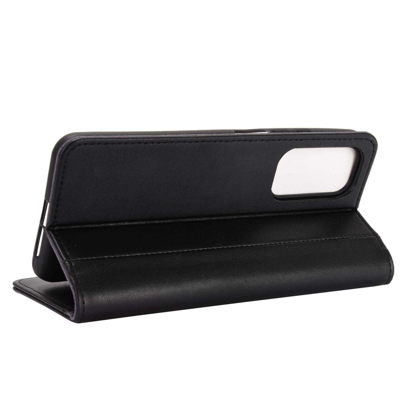 Étui en cuir veritable Xiaomi Mi 10T/10T Pro, Noir