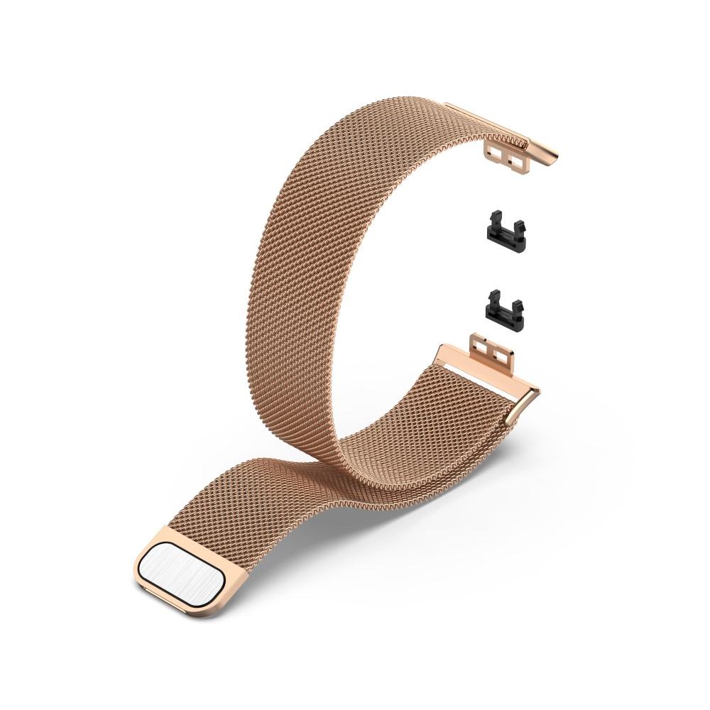 Bracelet milanais pour Huawei Watch Fit, or rose