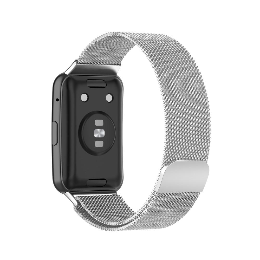 Bracelet milanais pour Huawei Watch Fit, Argent