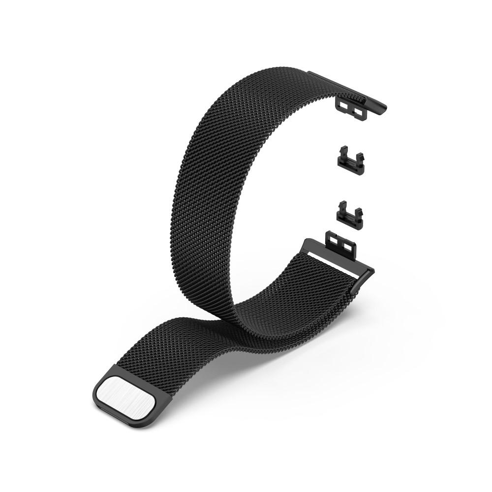 Bracelet milanais pour Huawei Watch Fit, noir