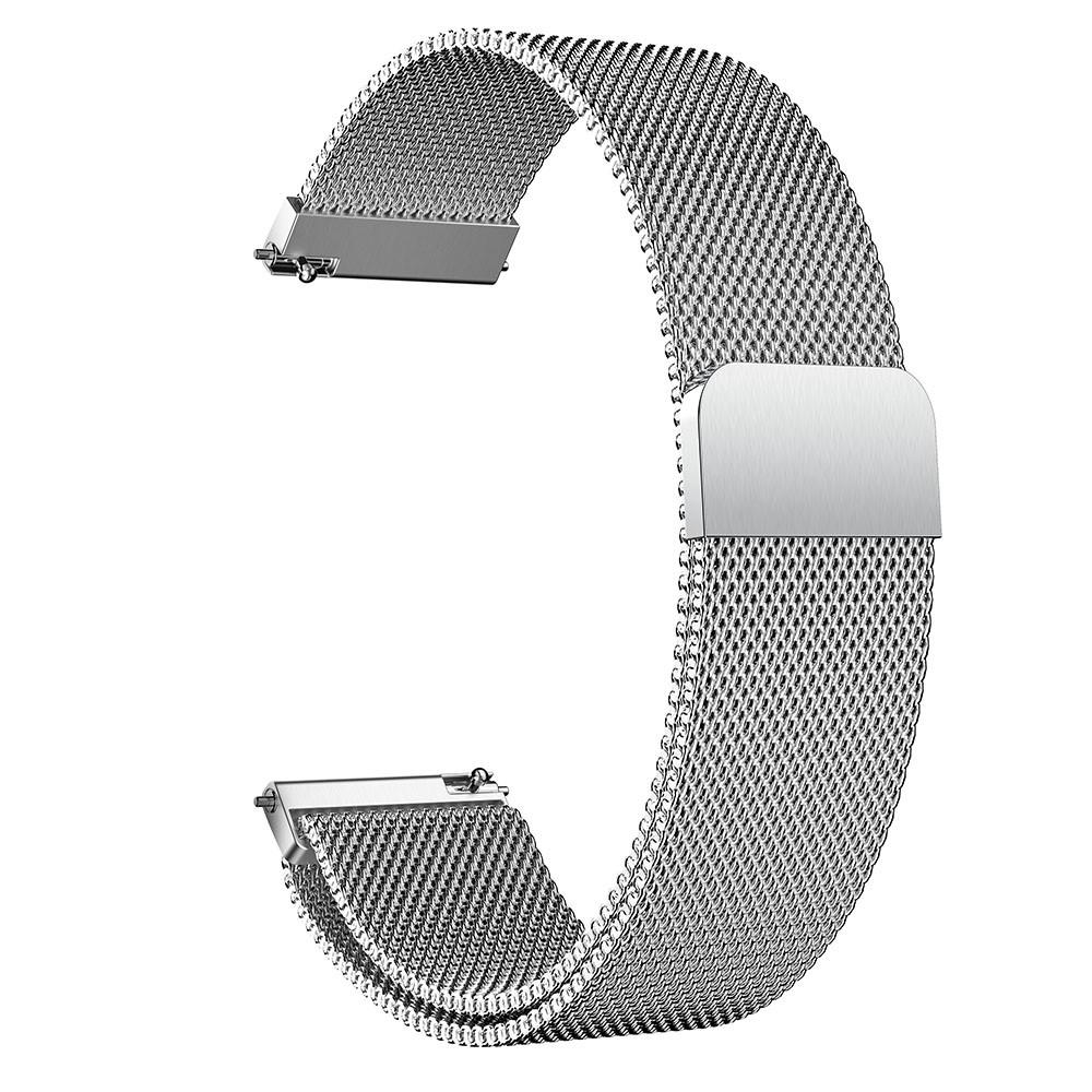 Bracelet milanais pour Huawei Watch GT 2/3 42mm, argent