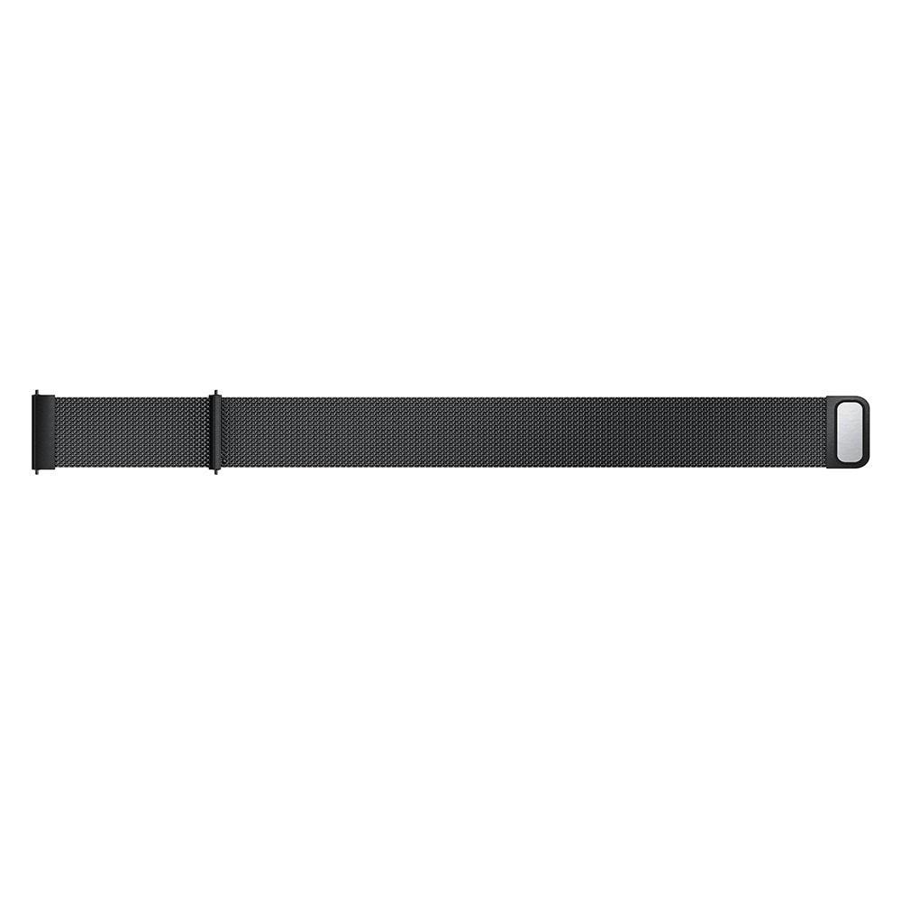 Bracelet milanais pour Huawei Watch GT 2/3 42mm, noir