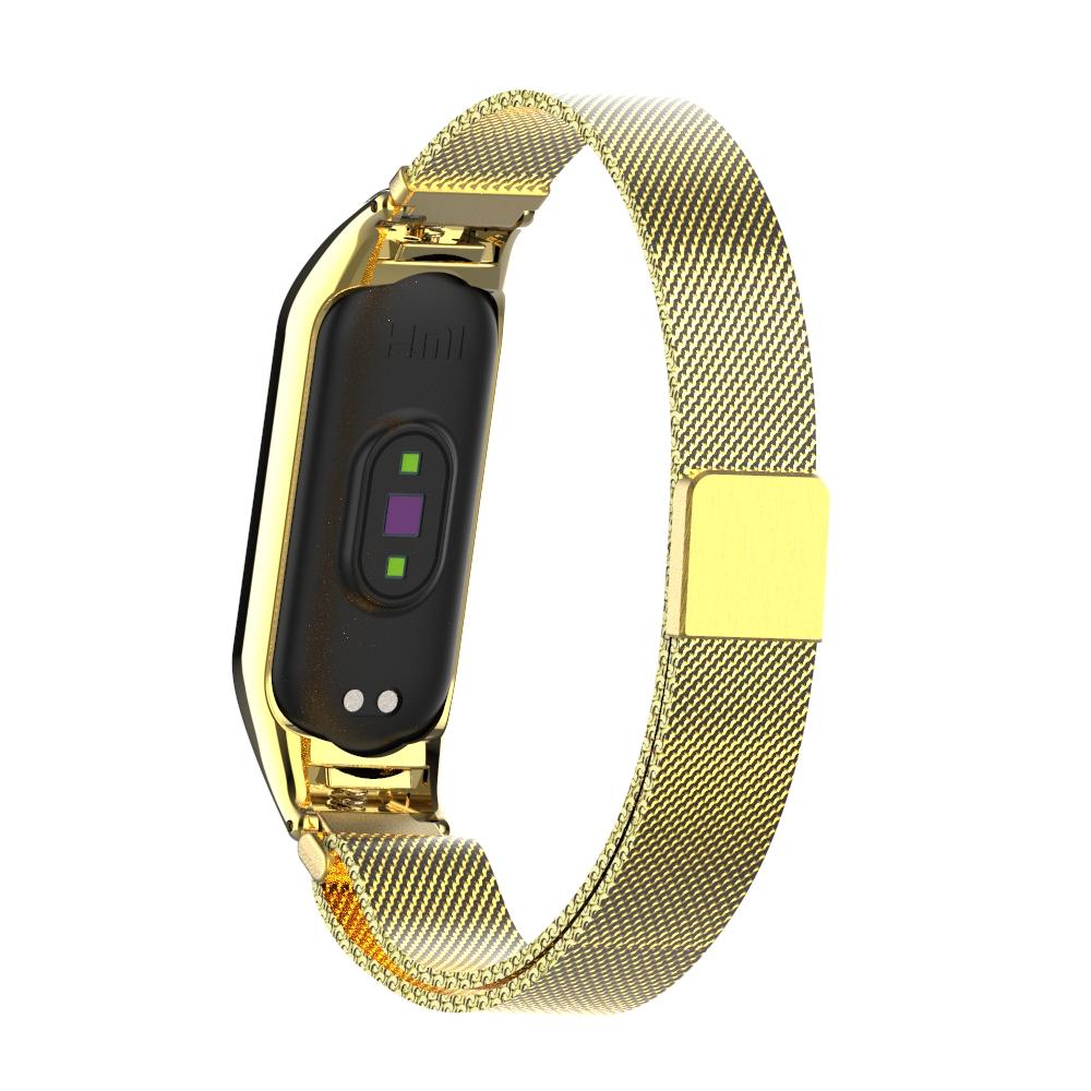 Bracelet milanais pour Xiaomi Mi Band 5/6, or